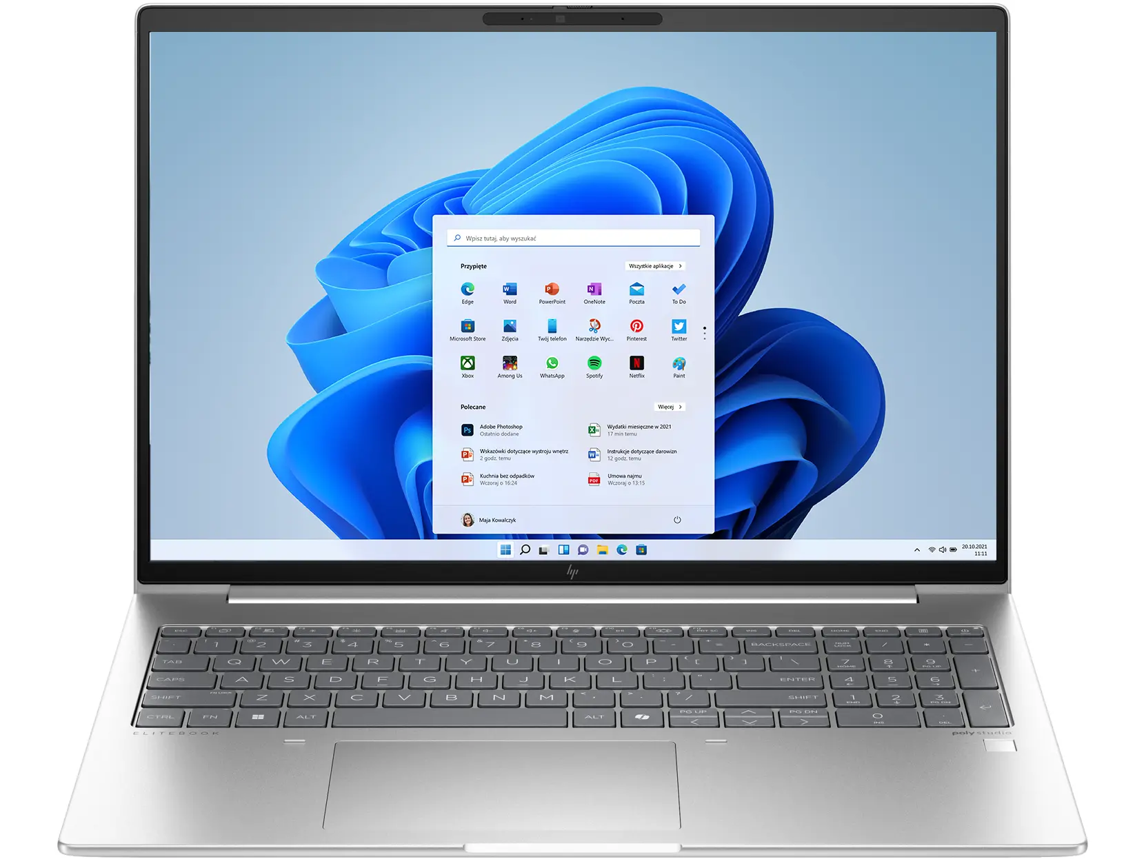 Laptop biznesowy HP EliteBook 660 G11 16" Ultra 7 165U 32GB RAM 1TB Dysk SSD Win11 Pro Srebrny Funkcje AI