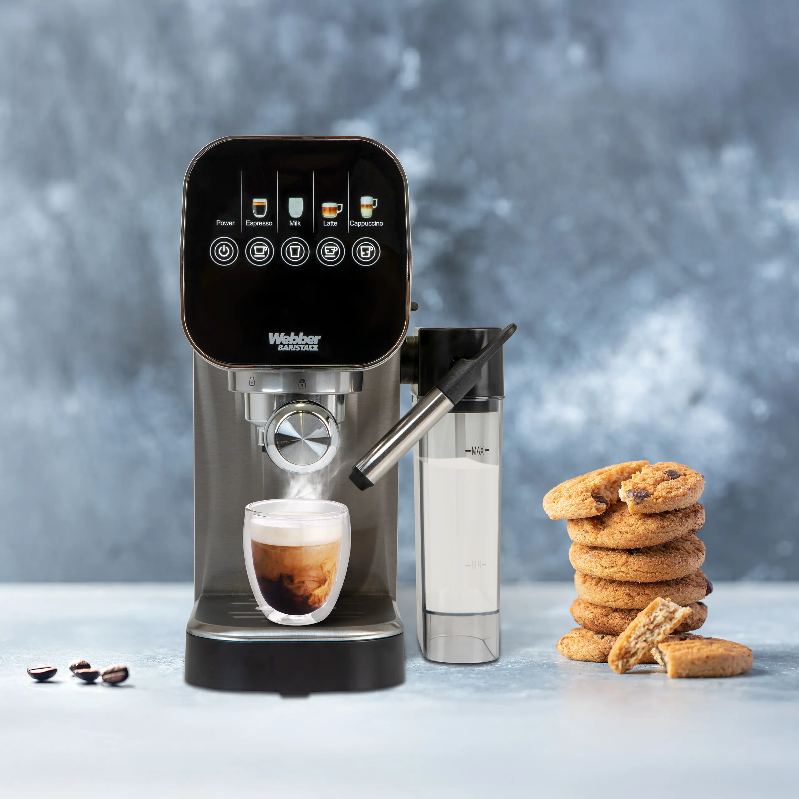 фото Ріжкова кавоварка еспресо Webber H5 Barbosa