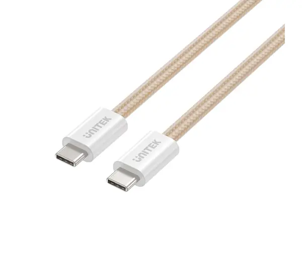 Unitek USB-C do USB-C PD 100W 1m Beżowy