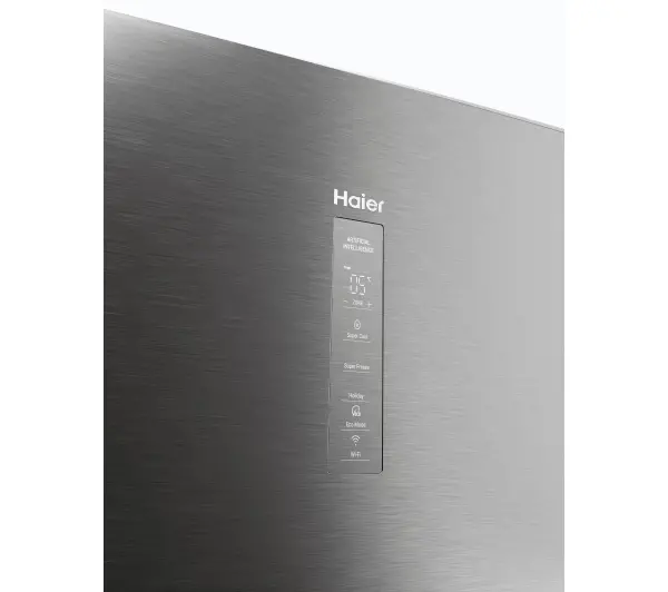 Haier Seria 5 HTW5618ENMG Funkcje AI Pełny No Frost 185cm Komora świeżości Zdalne sterowanie Inox - Kup na Raty - RRSO 0%