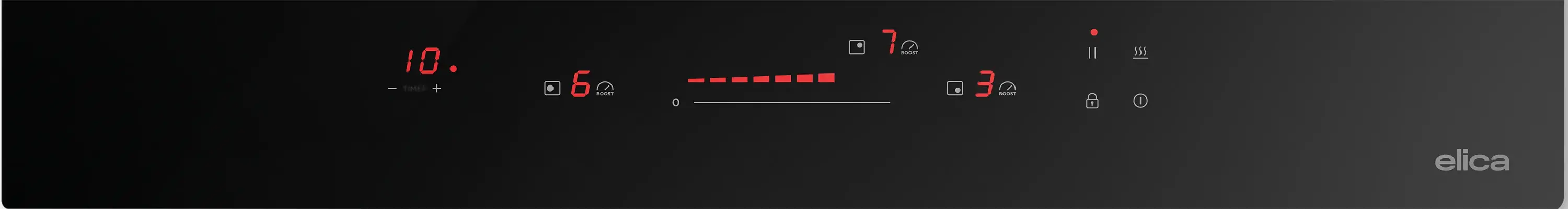 фото Індукційна варильна поверхня Elica Primis 603 BL