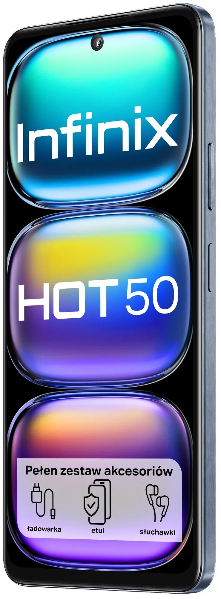 Smartfon Infinix Hot 50 8/128GB 6,78" 120Hz 50Mpix Czarny