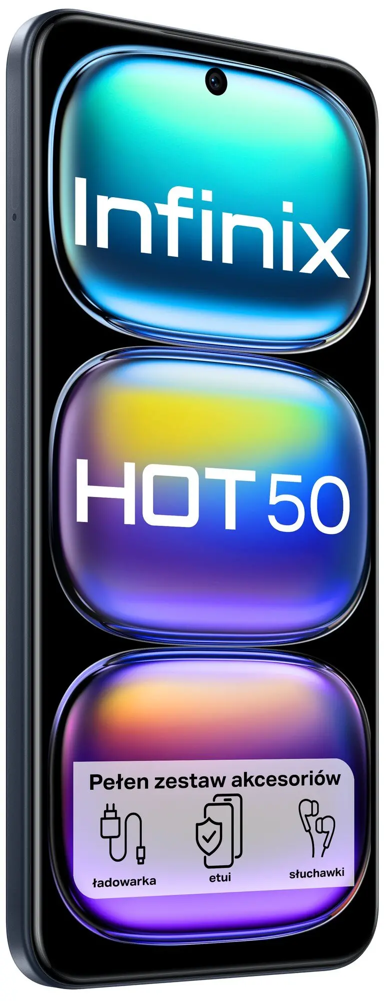 Smartfon Infinix Hot 50 8/128GB 6,78" 120Hz 50Mpix Czarny