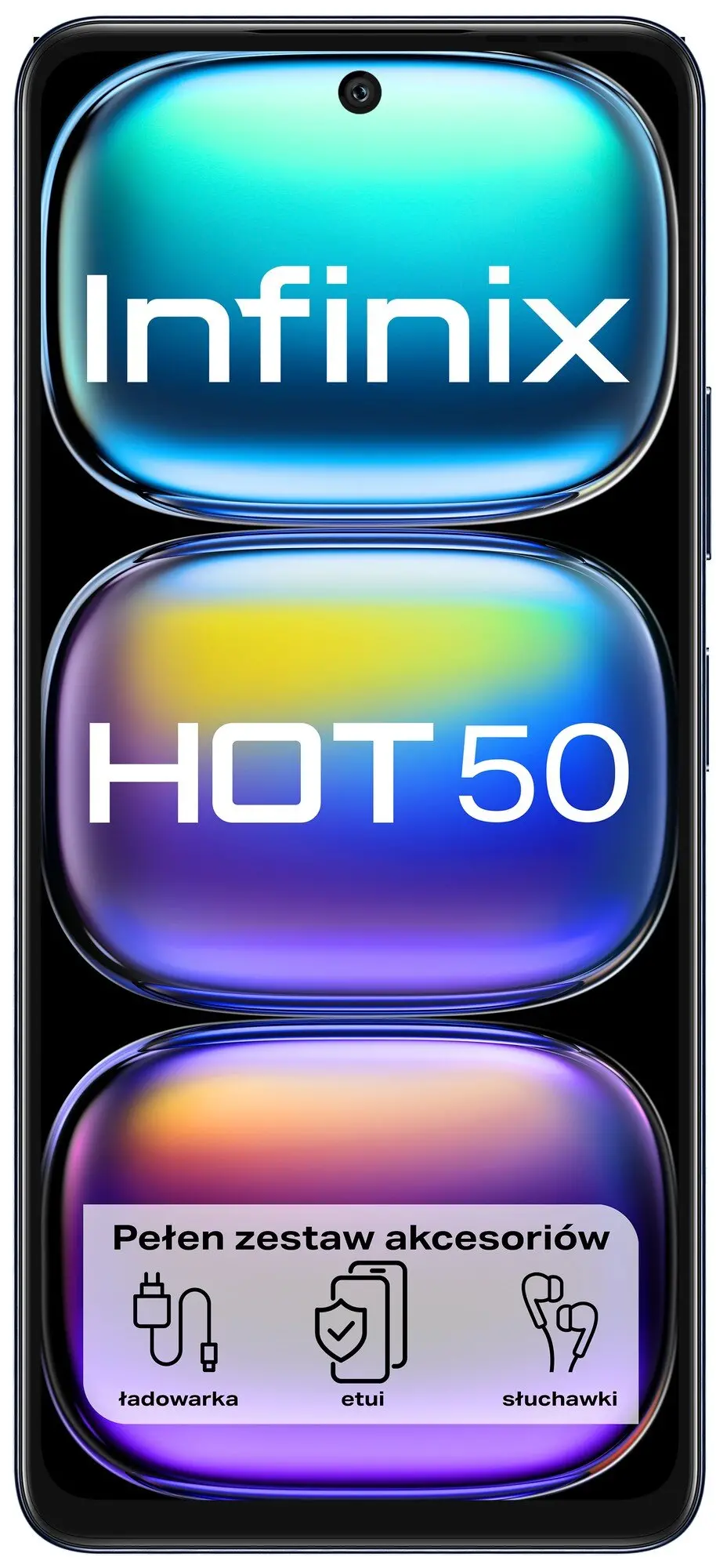 Smartfon Infinix Hot 50 8/128GB 6,78" 120Hz 50Mpix Czarny
