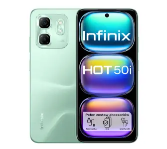 Smartfon Infinix Hot 50i 4/128GB 6,7" 120Hz 48Mpix Zielony