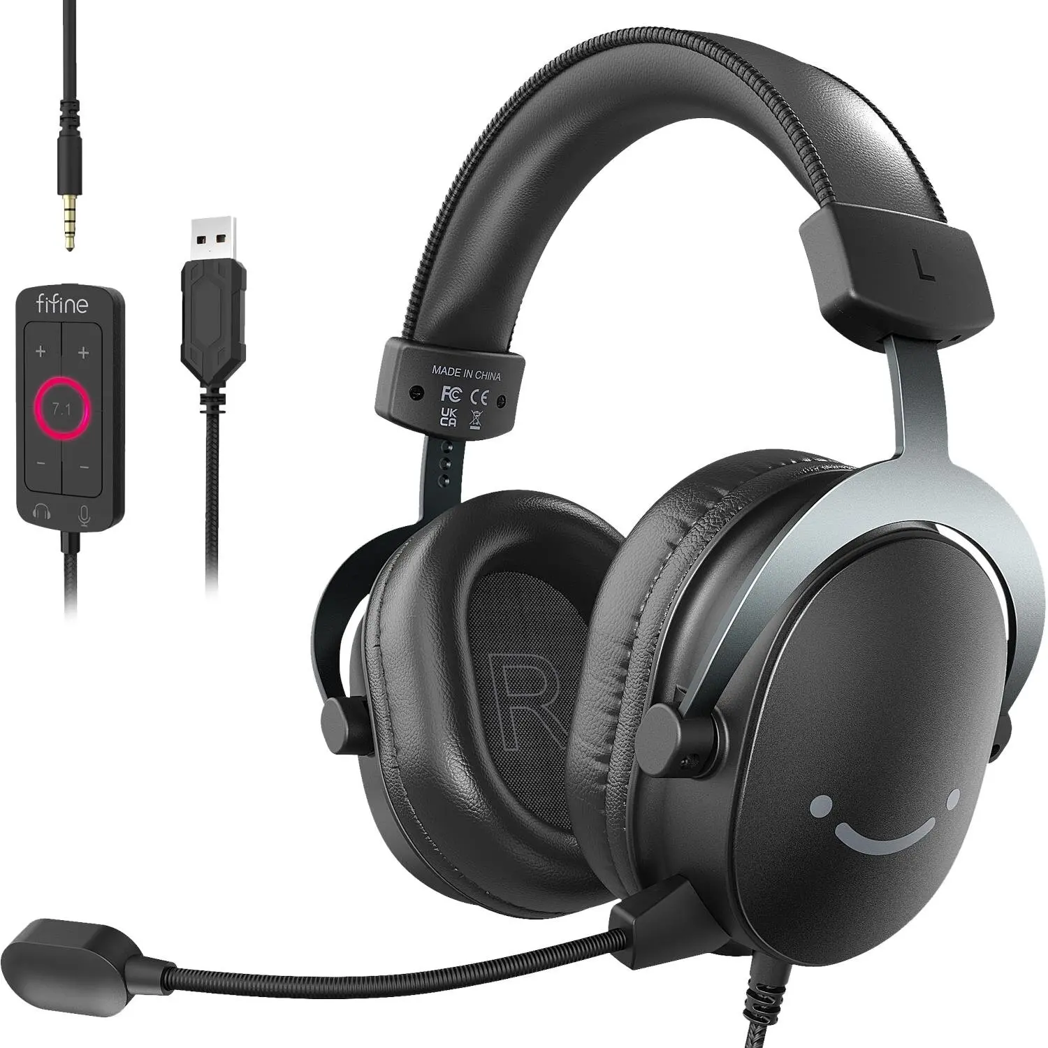 фото Навушники з мікрофоном Fifine H9 Black