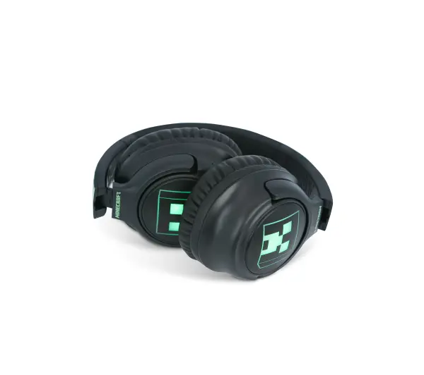 OTL Technologies Minecraft Wireless LED Nauszne Zielony