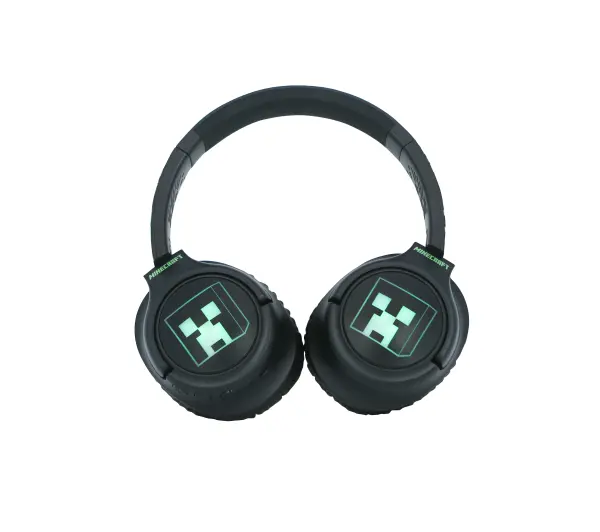 OTL Technologies Minecraft Wireless LED Nauszne Zielony