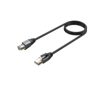 Kabel sieciowy Unitek C18149AGY03-20M RJ-45 LAN Patchcord cat.8 S/FTP 20m Czarny