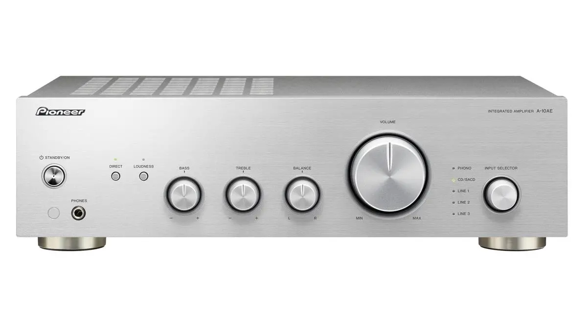 фото Акустика для домашнього кінотеатру Pioneer A-10AE + Heco Victa Prime 302 Silver/Espresso