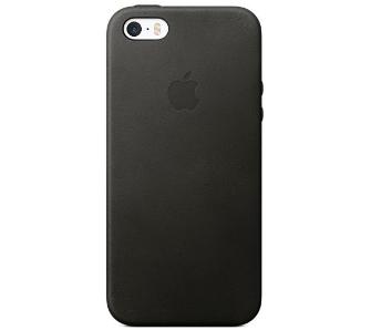 Etui Apple Leather Case do iPhone SE Czarny