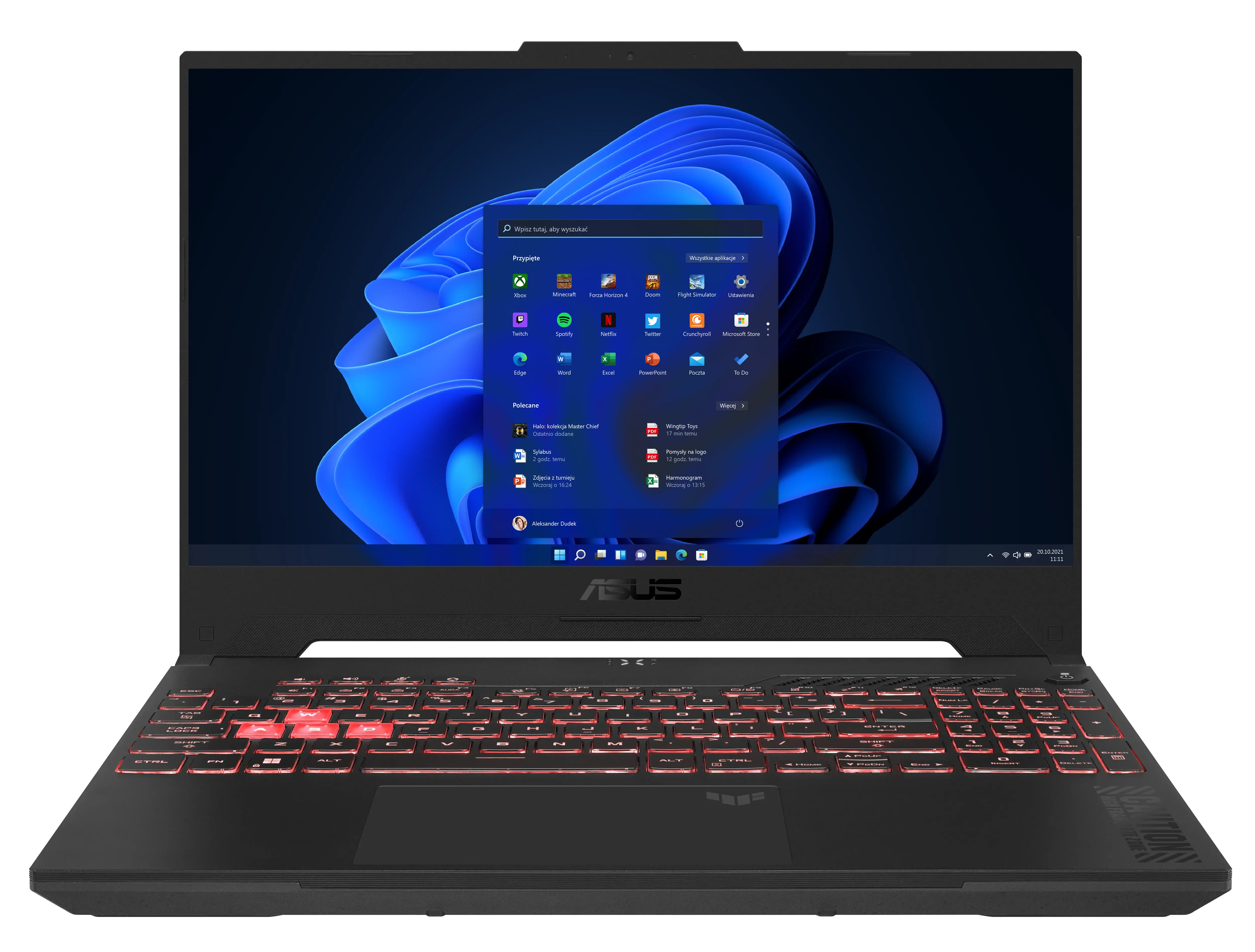 Laptop gamingowy ASUS TUF Gaming A15 2023 FA507NUR-LP016W 15,6'' 144Hz R7 7435HS 16GB RAM 512GB Dysk SSD RTX4050 DLSS3 Win11 Szary