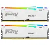 Pamięć RAM Kingston FURY Beast RGB DDR5 32GB (2 x 16GB) 5200 CL36 Biały