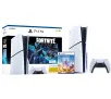 Konsola Sony PlayStation 5 Slim D Chassis (PS5) 1TB z napędem Fortnite Cobalt + Horizon Zero Dawn Remastered