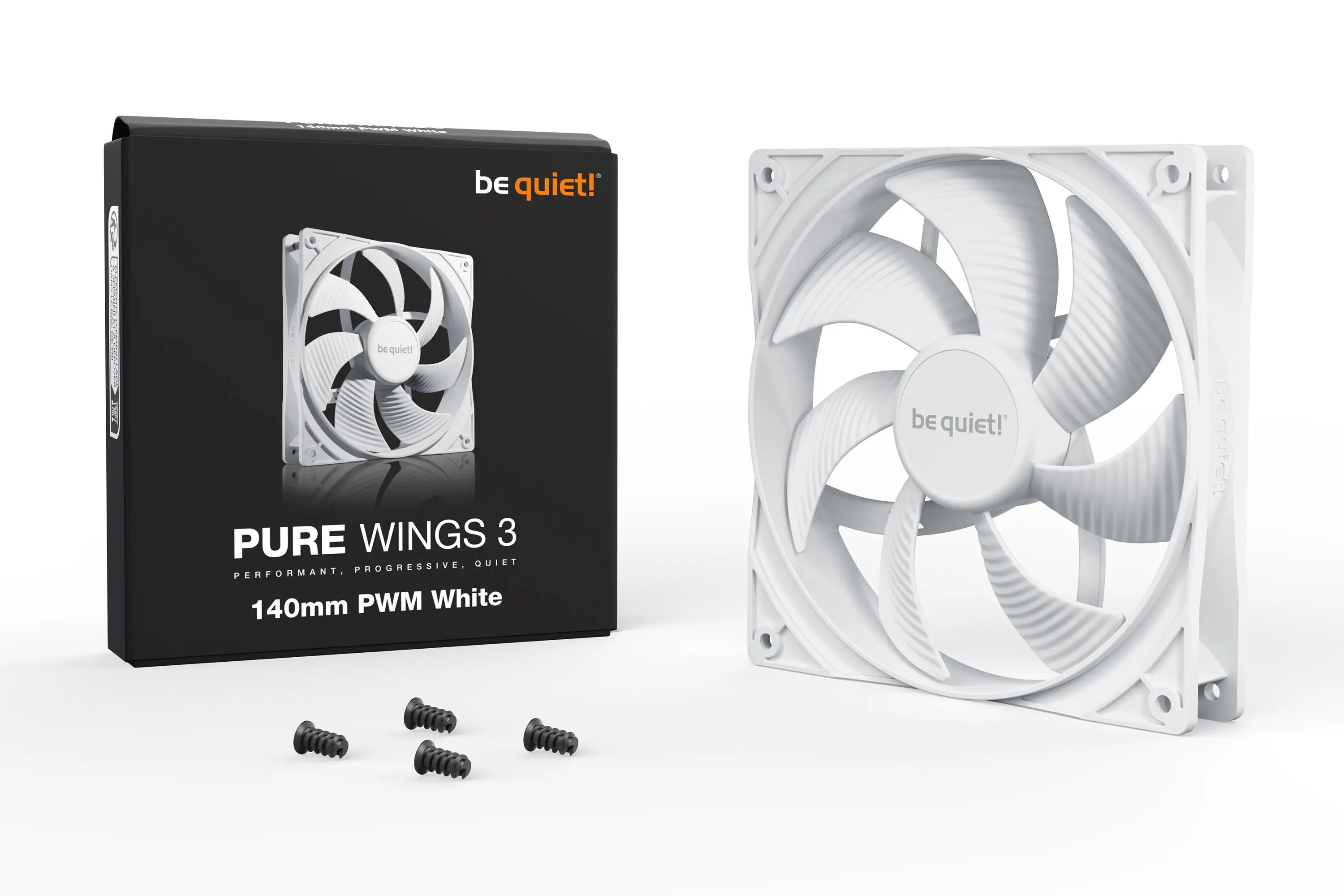 Wentylator be quiet! Pure Wings 3 PWM 140mm Biały
