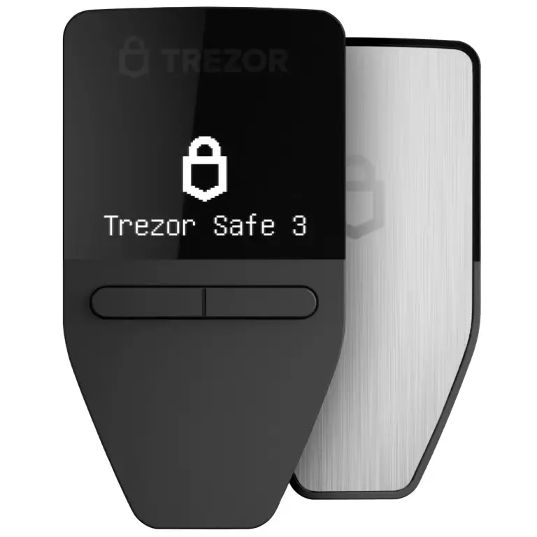 Portfel kryptowalut Trezor Safe 3 Srebrny
