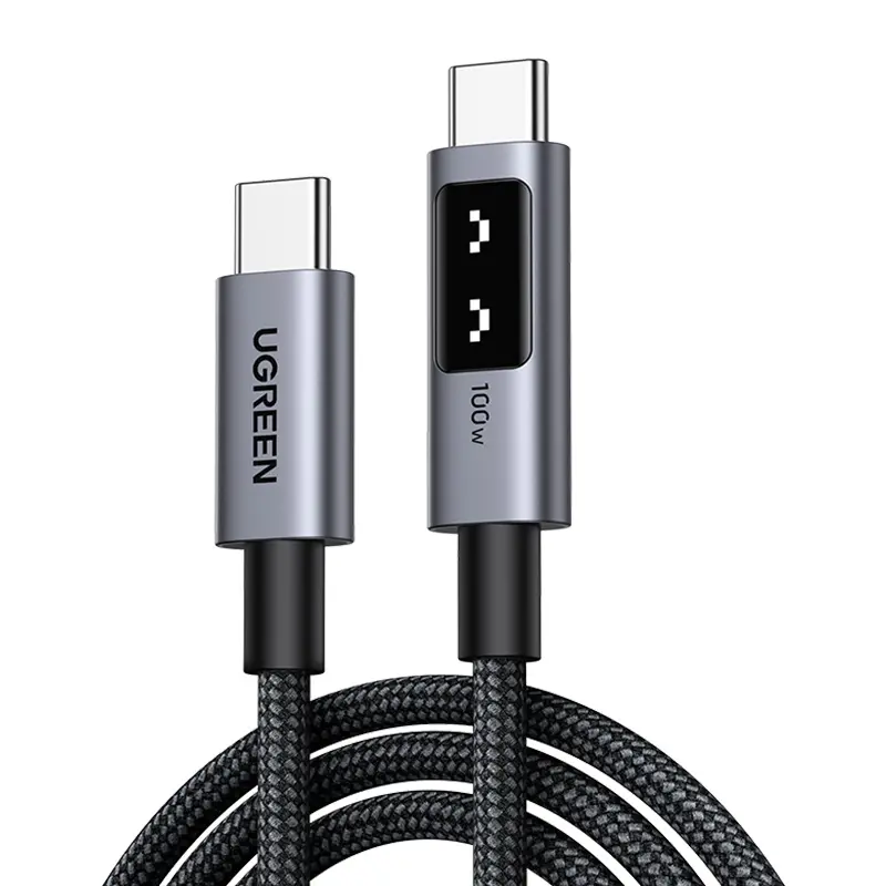 Kabel UGREEN USB-C do USB-C Uno L509 100W 2m Czarny