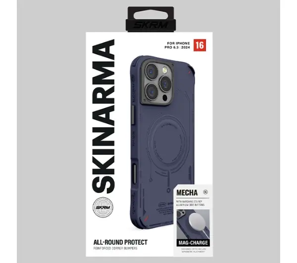 Skinarma Mecha Magnetic Charging do iPhone 16 Pro Max Granatowy