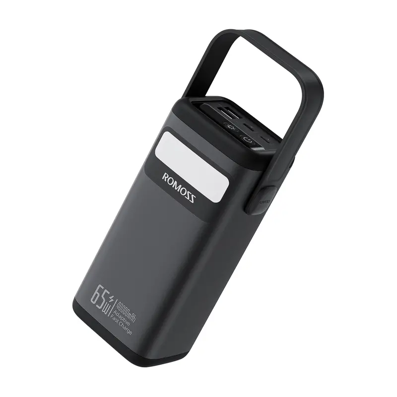 фото Зовнішній акумулятор (павербанк) Romoss PMT40 40000mAh 65W Black (PMT40-182)