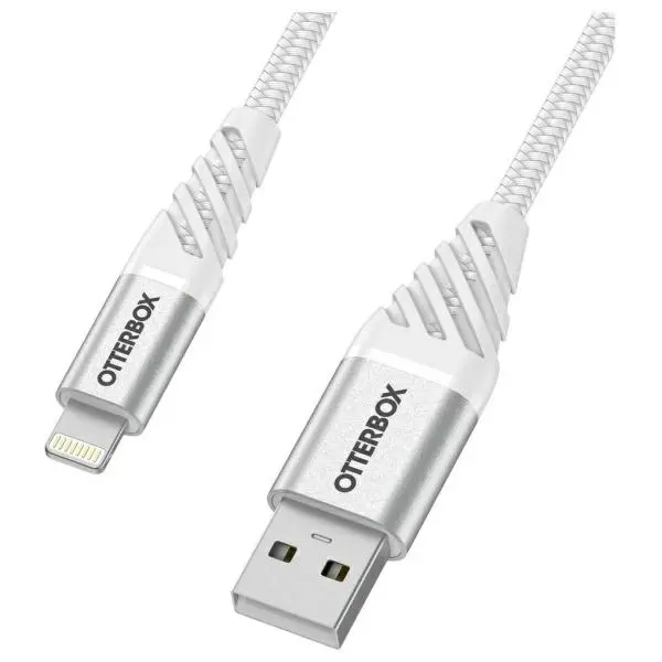 Kabel OtterBox Premium USB-A - Lightning 1m Biały
