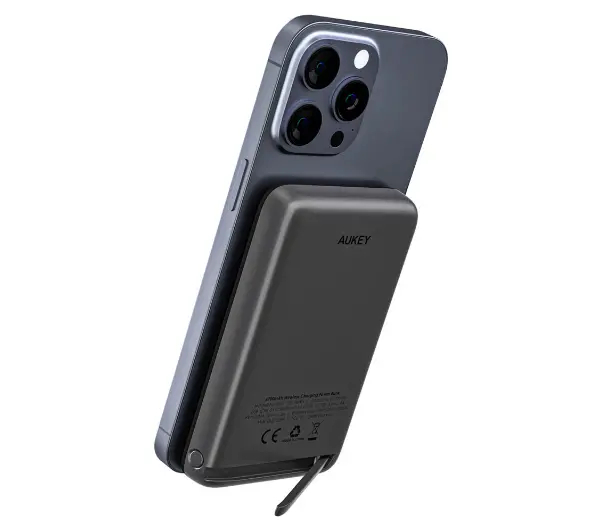 Aukey PB-MS01 6700mAh 20W Czarny
