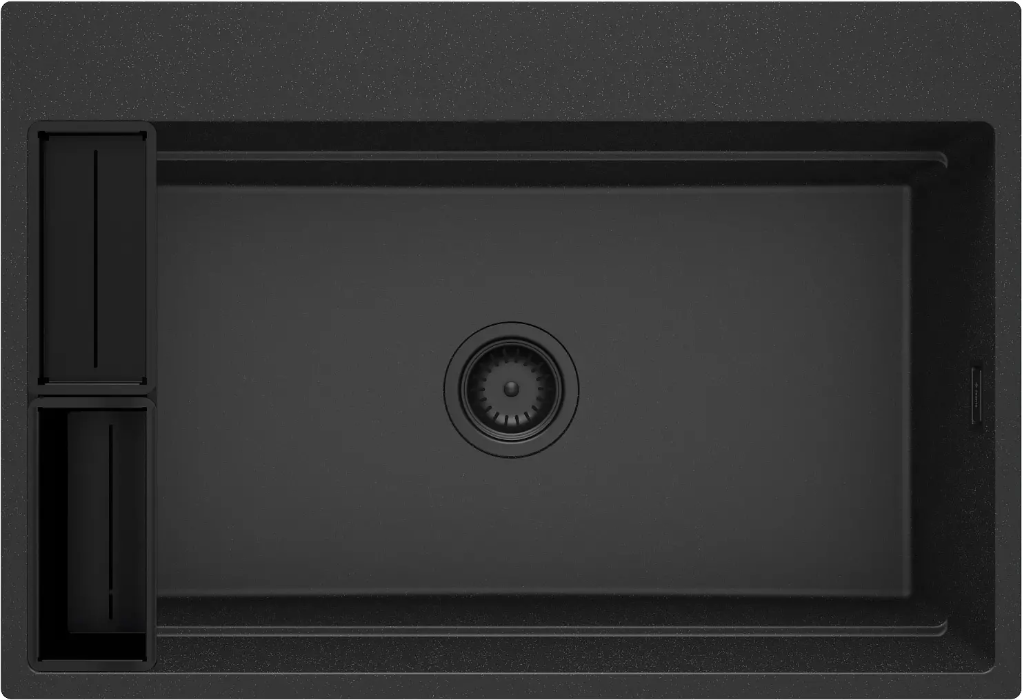 Zlewozmywak Deante Magnetic ZRM_G10B Granitowy Grafit metalik