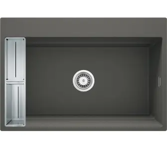 Zlewozmywak Deante Magnetic ZRM_T10B Granitowy Antracyt metalik