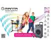 Power Audio Manta SPK5003 GHUL 40W Bluetooth Radio FM Szary
