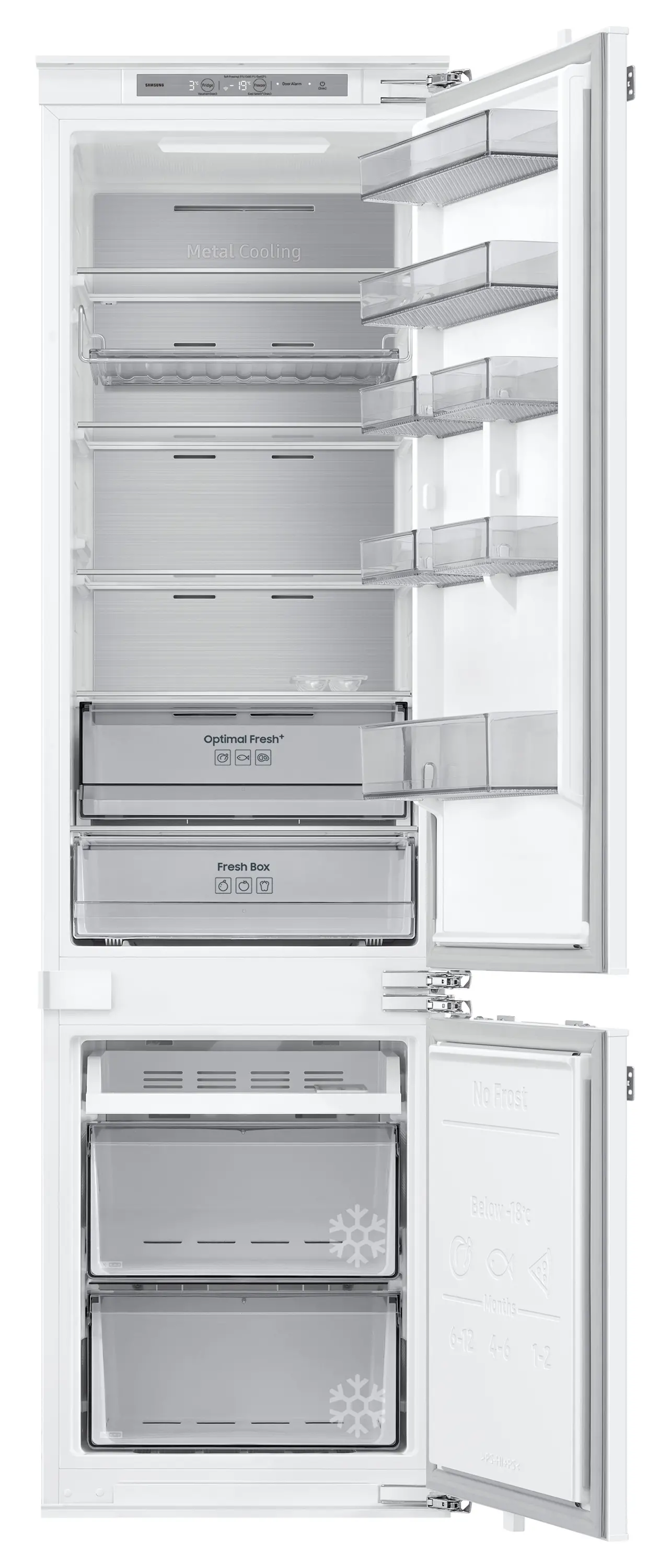 Lodówka Samsung BRB80F30ADF0EO Pełny No Frost 193,5cm Komora świeżości Zdalne sterowanie