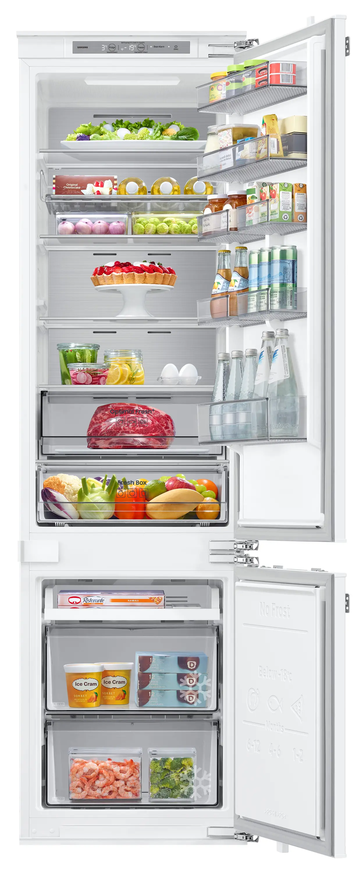 Lodówka Samsung BRB80F30ADF0EO Pełny No Frost 193,5cm Komora świeżości Zdalne sterowanie