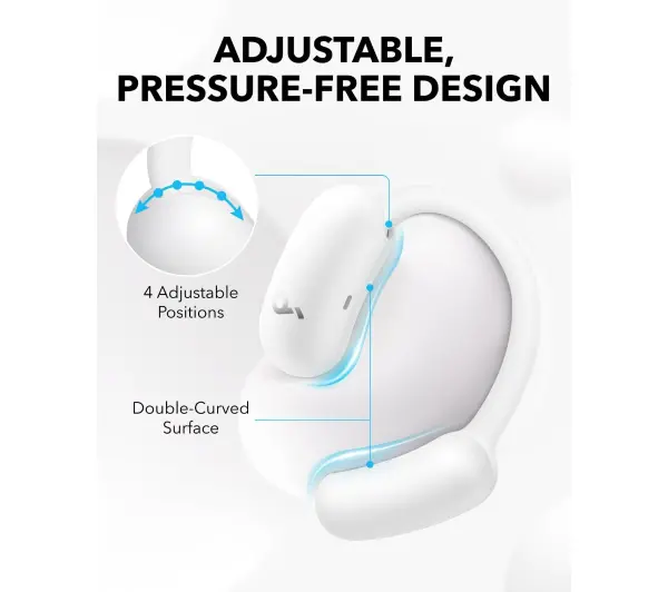 Soundcore Aerofit 2 Przewodnictwo powietrzne Bluetooth 5.4 Funkcje AI Biały - Kup na Raty - RRSO 0%
