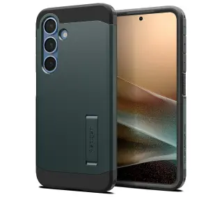 Spigen Tough Armor MagSafe do Galaxy S25 Plus Zielony