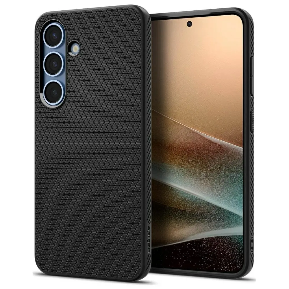 Etui Spigen Liquid Air do Galaxy S25 Plus Czarny matowy