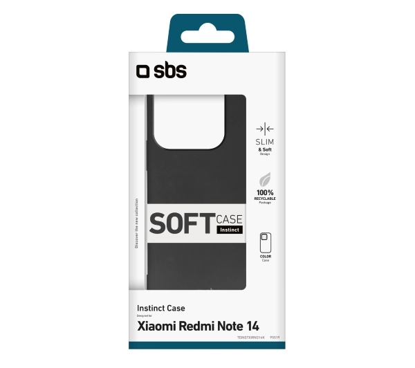 SBS Instinct do Xiaomi Redmi Note 14 5G Czarny