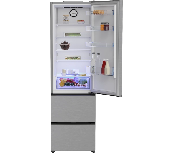 Beko b300 B3RGNA354HXB1 Pełny No Frost 203,5cm Komora świeżości Platinium Silver - TRZECI -55%, ALBO 5-TY ZA 1ZŁ - Kup na Raty - RRSO 0%
