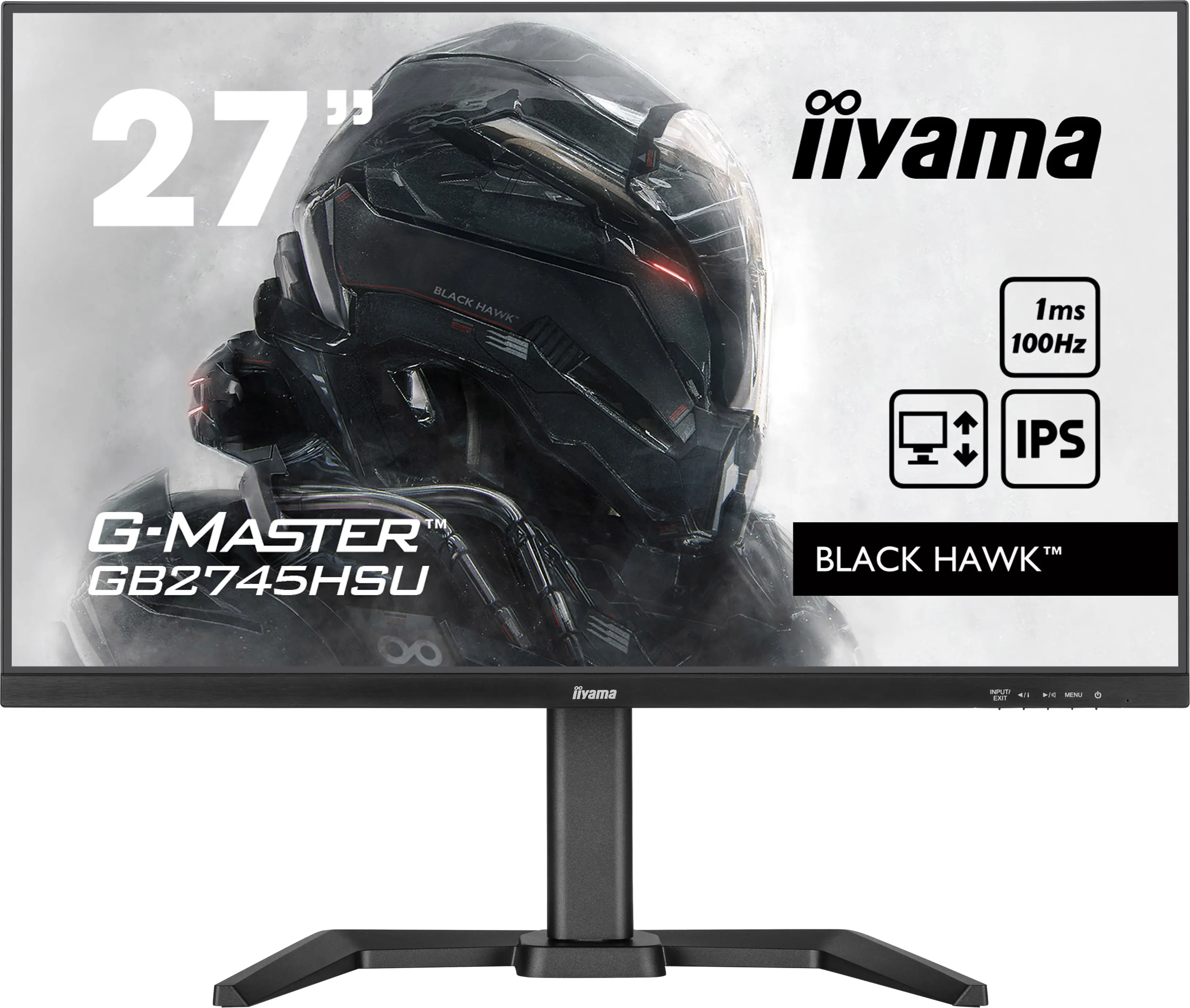 Monitor iiyama G-Master Black Hawk GB2745HSU-B2 27" Full HD IPS 100Hz 1ms MPRT Gamingowy