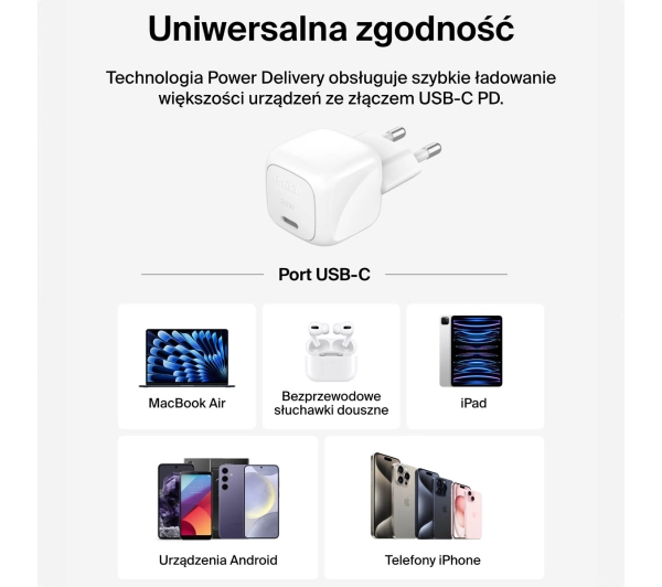 Belkin USB-C PD 30W Biały