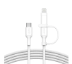 Kabel Belkin 2w1 USB-C do Lightning 60W 1,5m Biały