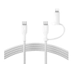 Kabel Belkin 2w1 USB-C do Lightning 60W 1,5m Biały