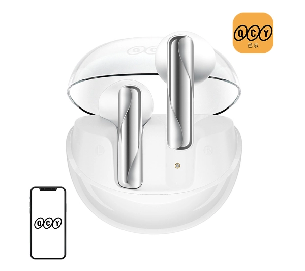 QCY AilyBuds Clear T32 Douszne Bluetooth 5.3 Biały