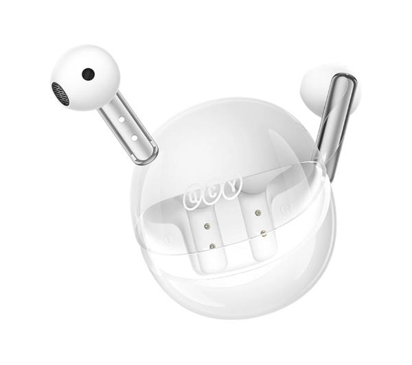 QCY AilyBuds Clear T32 Douszne Bluetooth 5.3 Biały