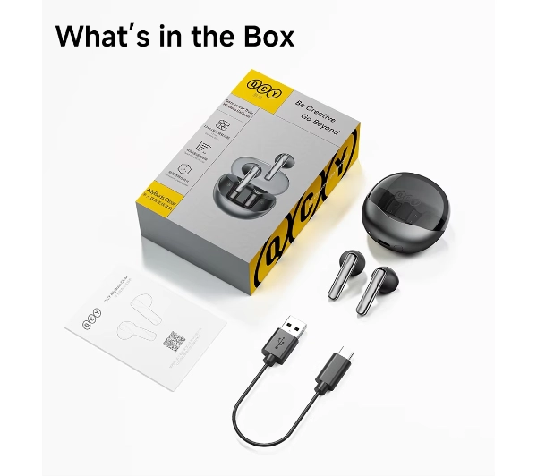 QCY AilyBuds Clear T32 Douszne Bluetooth 5.3 Biały