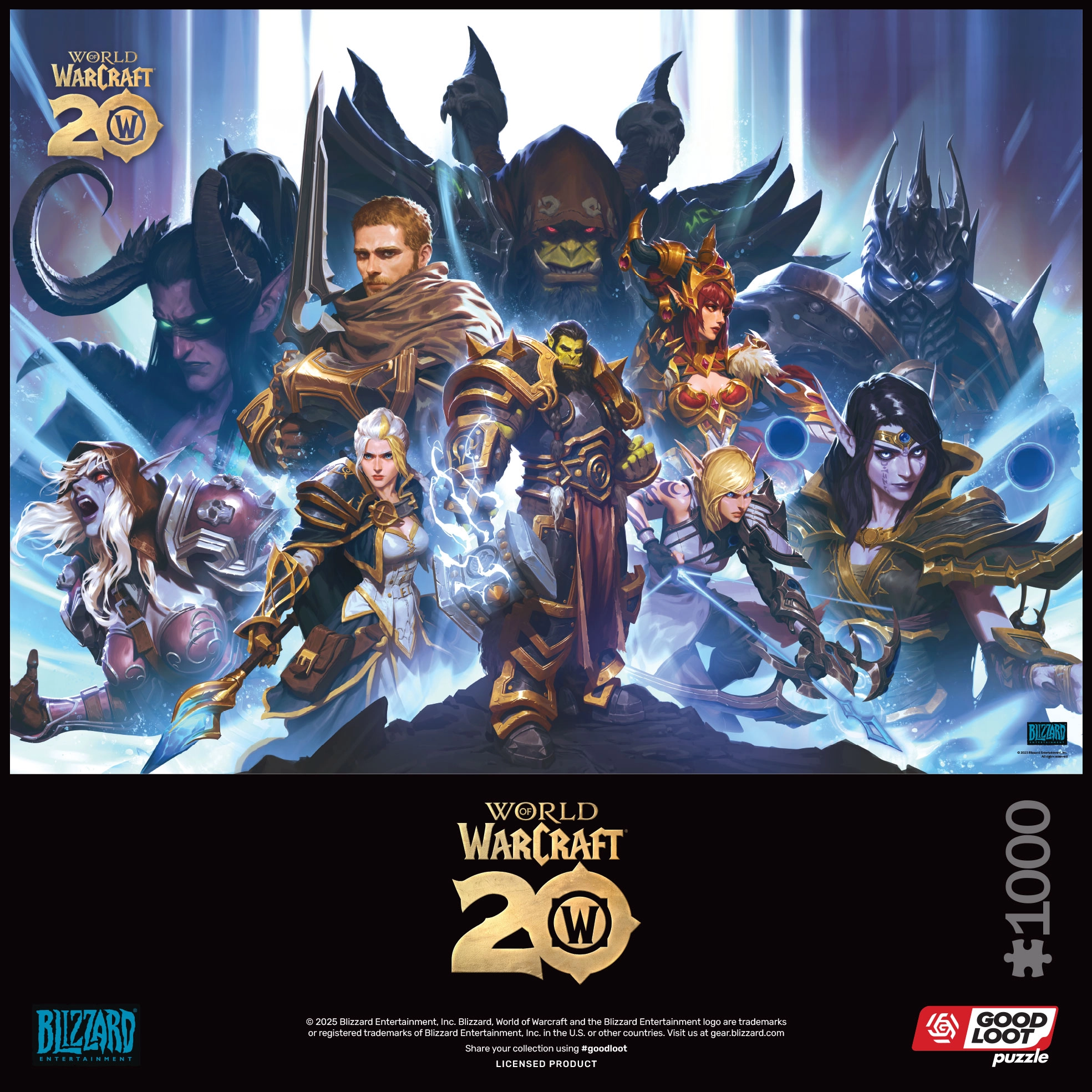 Puzzle Good Loot World of Warcraft 20th Anniversary Gaming Puzzle 1000 elementów