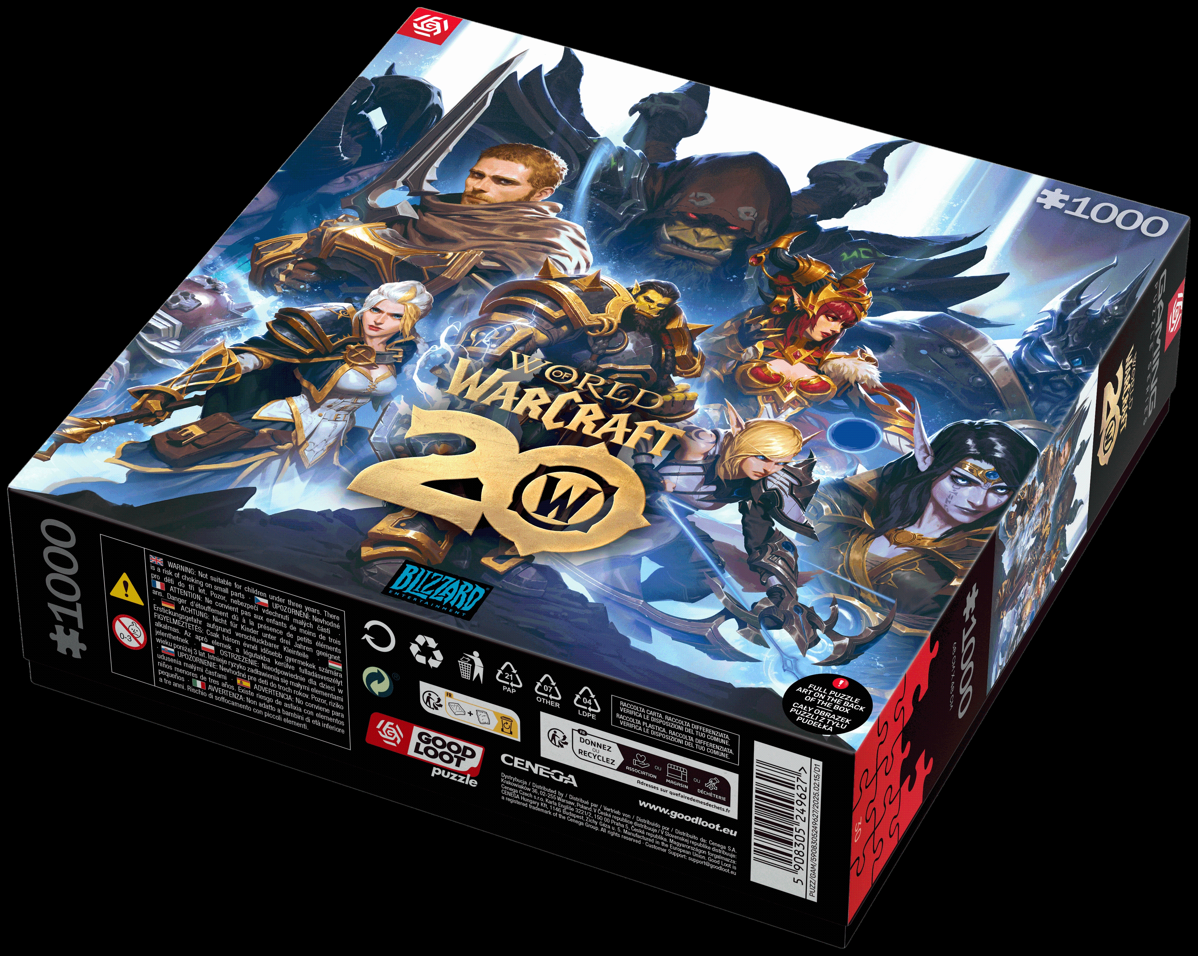 Puzzle Good Loot World of Warcraft 20th Anniversary Gaming Puzzle 1000 elementów