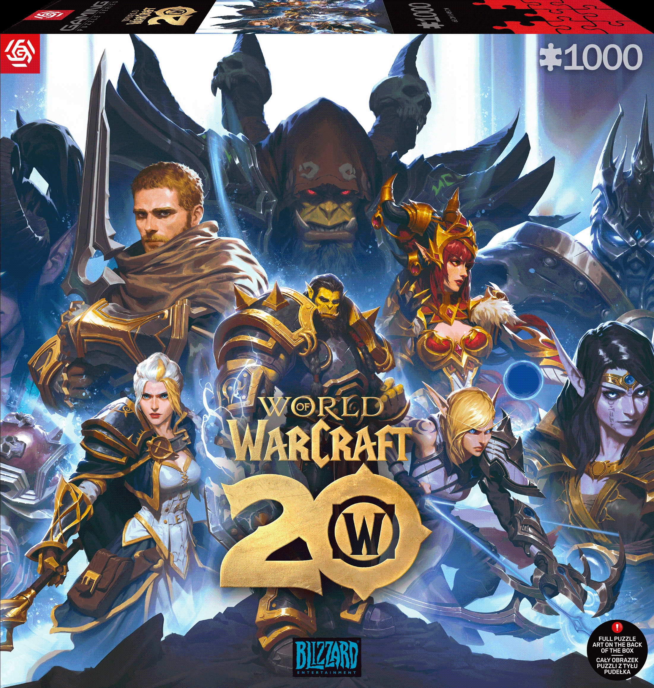 Puzzle Good Loot World of Warcraft 20th Anniversary Gaming Puzzle 1000 elementów