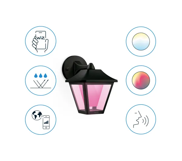 WiZ 9,5W Czarny - Kup na Raty - RRSO 0%