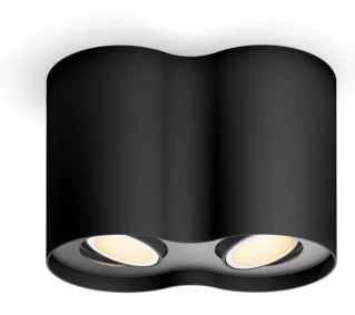 Philips Hue White Ambiance Podwójne Pillar Czarny - Kup na Raty - RRSO 0%