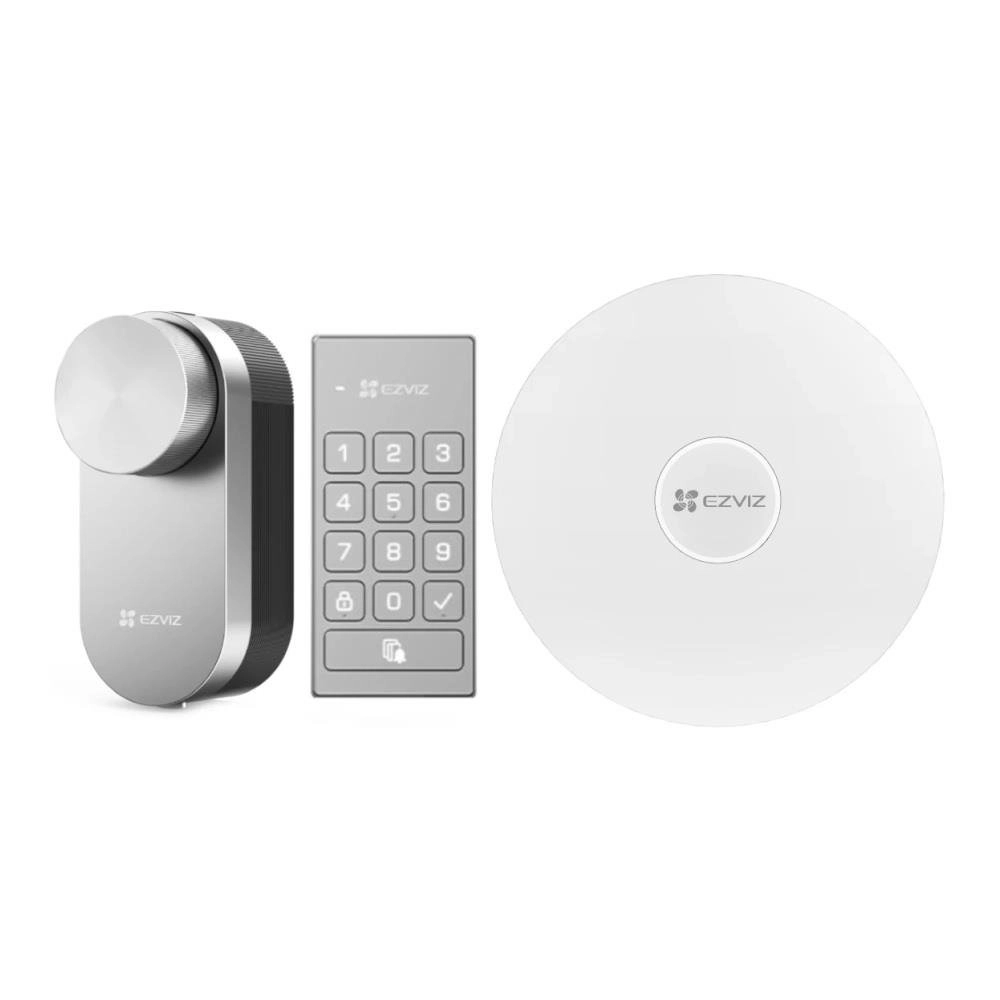 Inteligentny zamek Ezviz DL01 RPO + Cyferblat DL01CP + Bramka A3