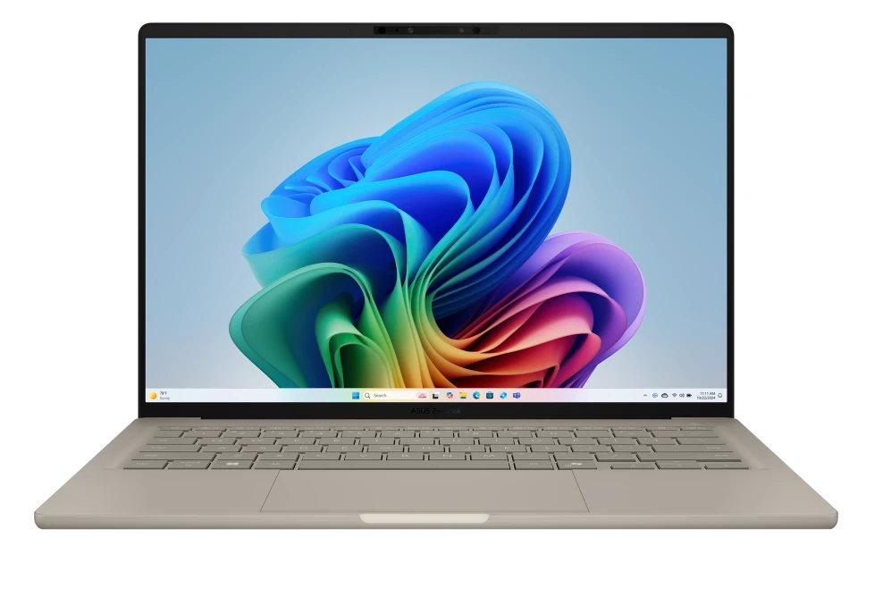 Laptop ASUS Zenbook A14 UX3407RA-QD020W OLED 14" Snapdragon X Elite X1E-78 -100 32GB RAM 1TB Dysk SSD Win11 Beżowy Funkcje AI