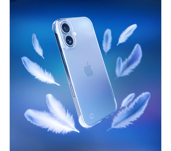 3mk Just20g Clear Case do iPhone 16 Przezroczysty